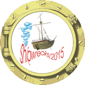 The 21st Annual Shipwrecks Symposium Badge for 2015