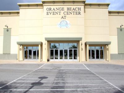 The exterior of the Orange Beach Event Center in Alabama; the host of the 2016 Gulf Coast Dive and Watersports Show