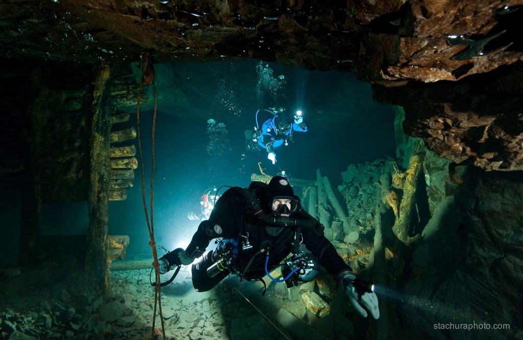 A group of cave divers at Tuna Hastberg Iron Mines in Sweden take on the adventure of a lifetime as they explore miles of underwater tunnels filled with artifacts left behind by miners such as mining tools, workmen's gloves, and a power room.
