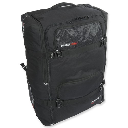 Close up of the Mares cruise roller scuba gear bag