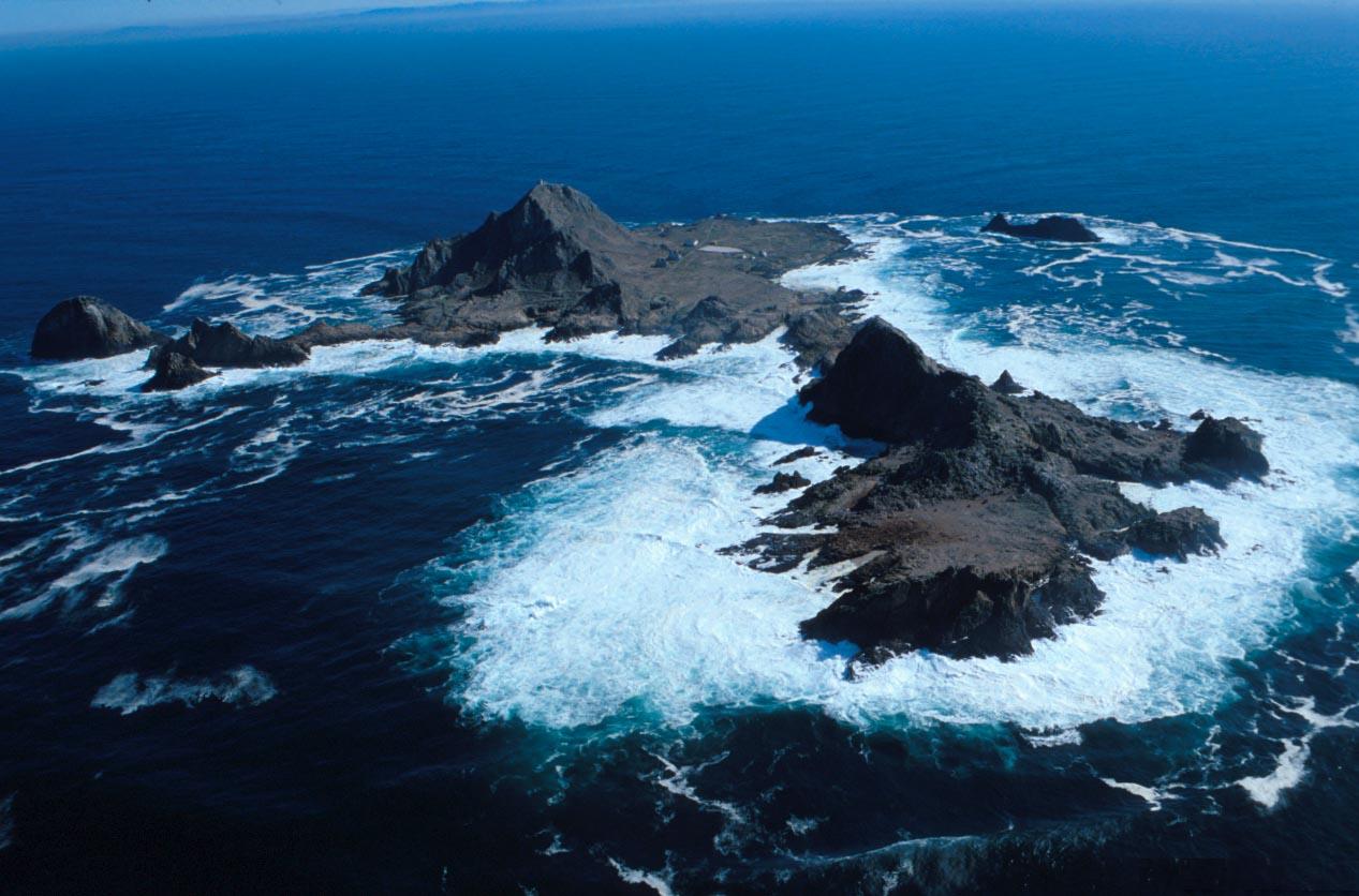 Panoramic view of the Farallon Islands, home to some of the best Great White Shark encounters