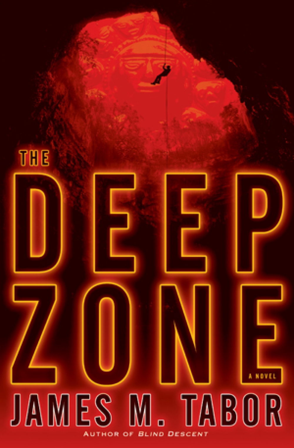 The cover of the book, The Deep Zone, written by James M. Tabor