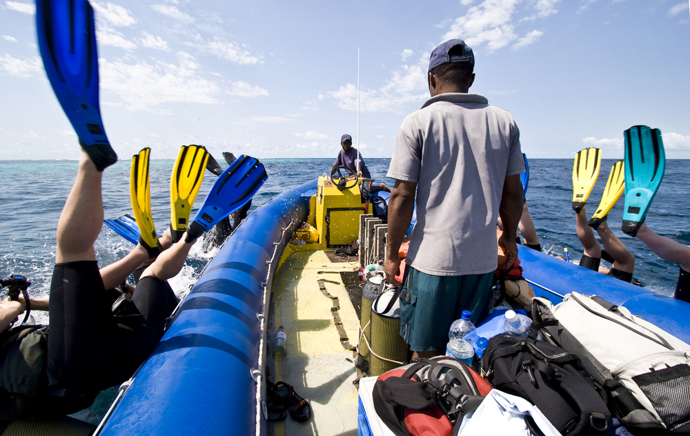 The captain, crew, and divemaster receive tips from traveling divers for excellent services received 