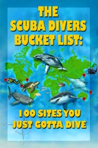 Book cover for "The Scuba Divers Bucket List: 100 Sites You Just Gotta Dive" by Just Gotta Dive (JGD)
