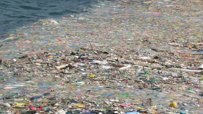 Large garbage patch in the north Pacific
