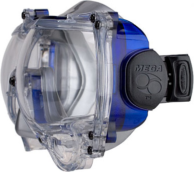 The Doube Dome mask from Hydro Optix provides divers with a panoramic field-of-view helping them to conquer tunnel vision