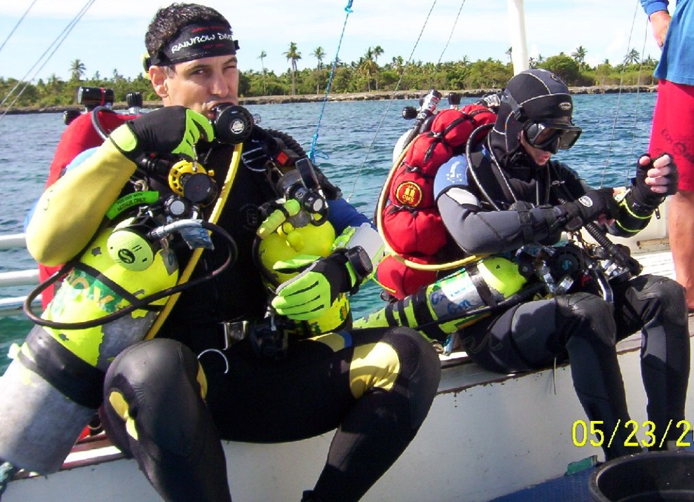 Several divers in Bohol embark on technical diving with mixed gases