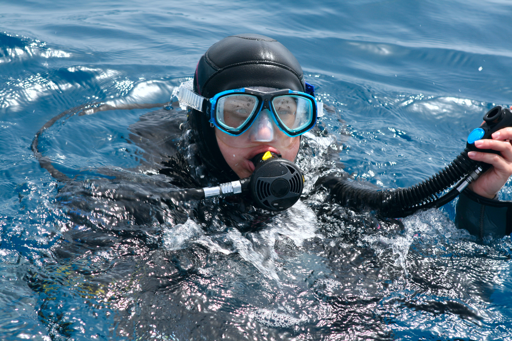 Solo diver takes the plunge to view incredible scenery and marine life without a dive buddy