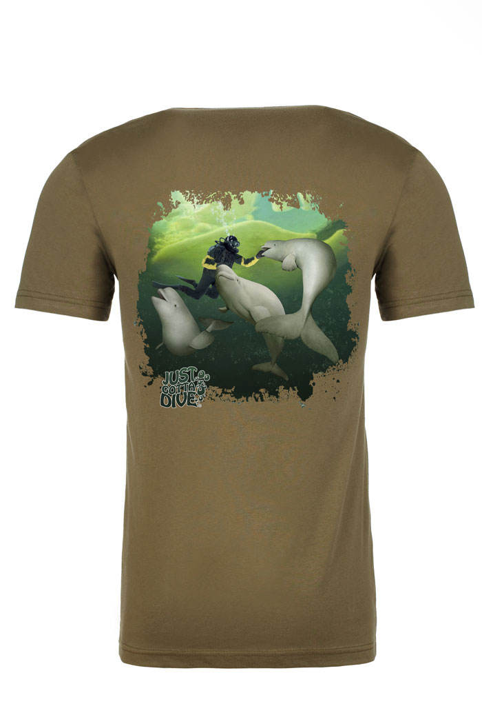 Beluga Scuba Tee in Olive