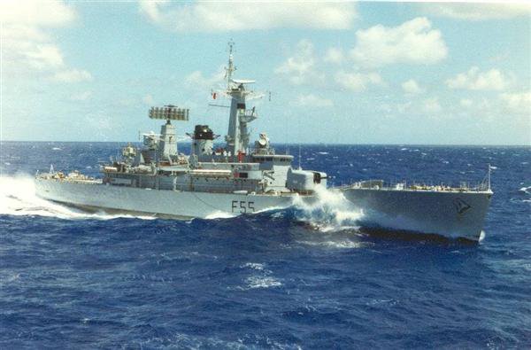 The HMNZS Waikato before being sunk as an artificial reef