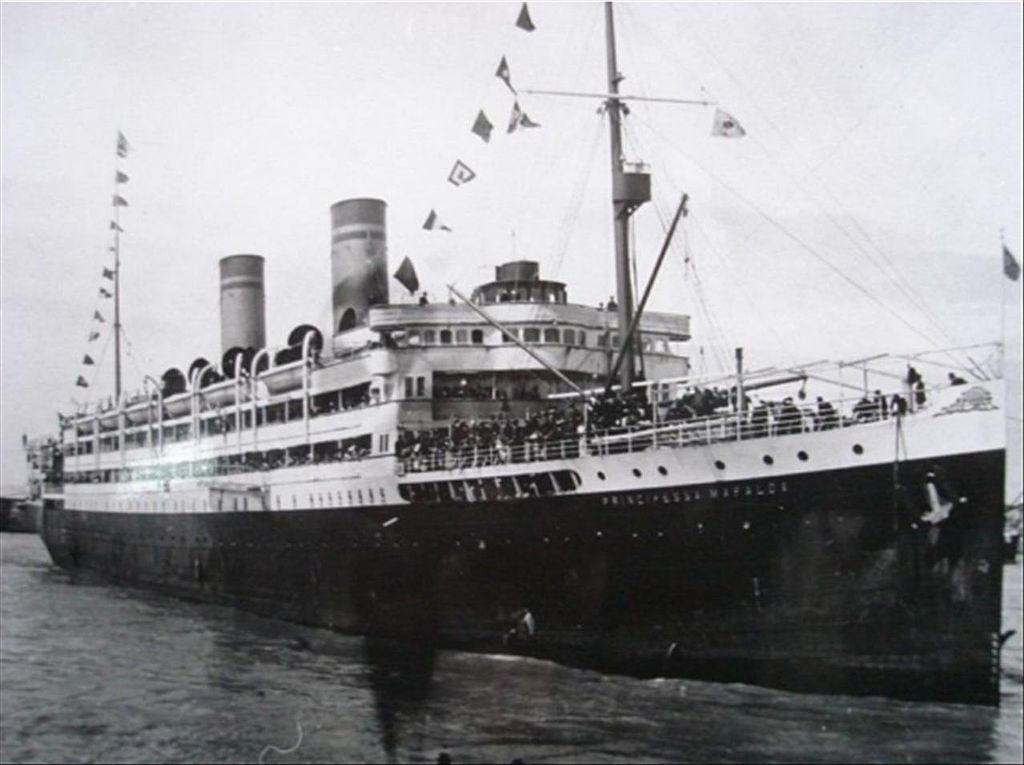 The Principessa Mafalda before she was lost at see in October 1927 outside Porto Seguro