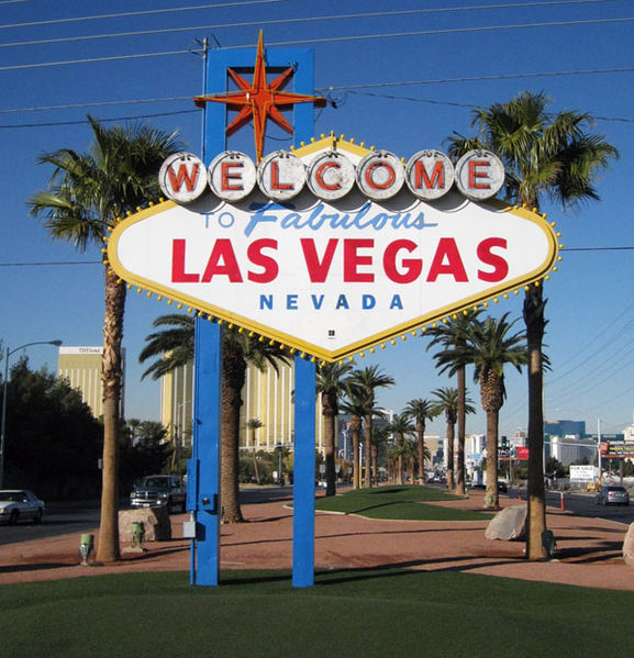 Close up of the &quot;Welcome To Fabulous Las Vegas Nevada&quot; sign